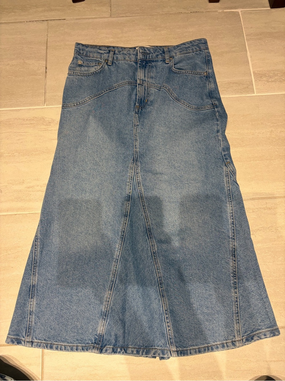 NWOT Rails Denim Maxi Skirt Size 28
